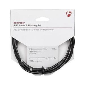 bontrager universal 4mm cable and shroud kit zwart