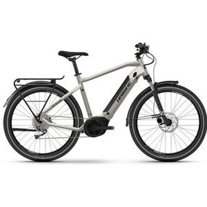 haibike trekking 3 high shimano alivio 9v 500wh 27 5  lichtgrijs elektrische mountainbike