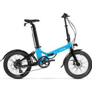 onemile nomad vouwfiets elektrische fiets shimano 7v 486wh 20  blauw 2022