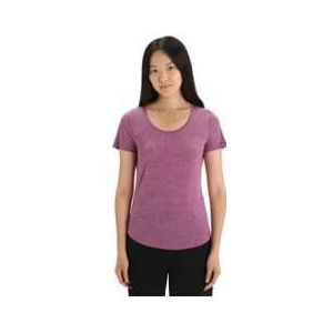 women s icebreaker sphere ii merinos purple scoop neck short sleeve t shirt