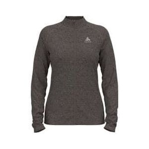 dames odlo tencia full zip grey s fleece