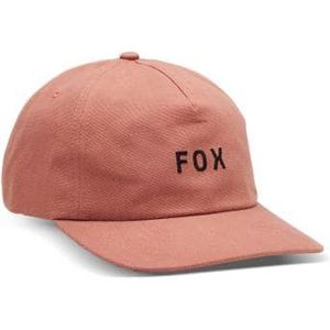 fox women s wordmark adjustable cap coral red