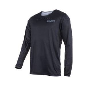 o neal element fr plain v 22 long sleeve jersey zwart