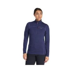 rab ascendor women s half zip fleece light navy