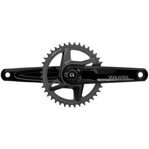 sram rival axs dub wide 46 tanden 1x12v vermogensmeter quarq crankset  zonder doos  zwart