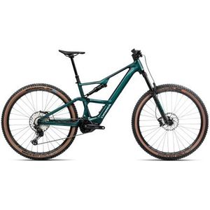 orbea rise sl h20 elektrische volledig geveerde mtb shimano deore xt slx 12s 630 wh 29  escape green splash ice green 2025