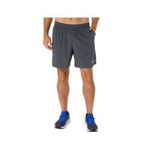 asics core run 7in grey men s shorts