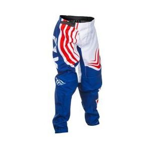 Fly Racing - F 16 - Jeugd Broek - Rood Wit Blauw