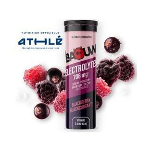 Baouw - Zwarte Bes Bramen - Elektrolytendrank - 10 Tabletten
