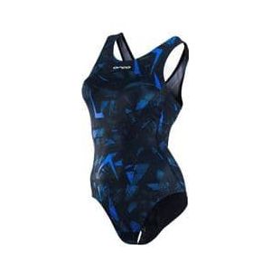 orca one piece zwempak zwart  blauw