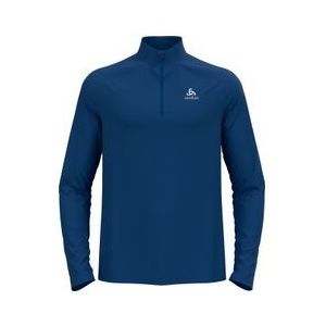 odlo essential 1 2 zip running jacket blue