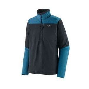 patagonia r1 fitz roy 1 4 zip blue long sleeve t shirt