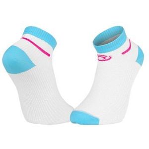 bv sport light courte sokken wit blauw