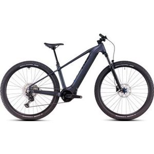 cube reaction hybrid pro 600 elektrische hardtail mtb shimano deore deore xt 12s 600 wh 29  metallic grijs 2025