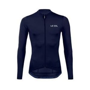 le col pro long sleeve jersey navy blue