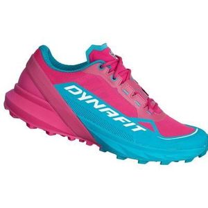 dynafit ultra 50 roze blauw trailschoenen voor dames