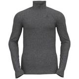 odlo active warm eco grey 1 2 zip long sleeve jersey