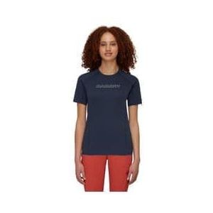 mammut selun fl logo t shirt blue for women