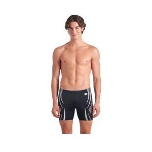 heren arena poseidona zwart wit mid length jammer