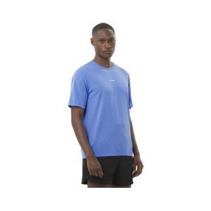 Salomon - SHKout Core S/S - Hardloopshirt - Blauw - 100% Polyester