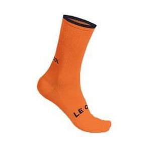 le col orange navy blue socks