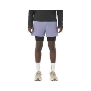 Salomon - Heren Sense 2in1 Short - Sportbroek - Zwart - Polyester