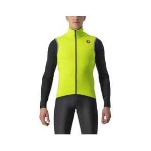 castelli squadra stretch vest yellow grey