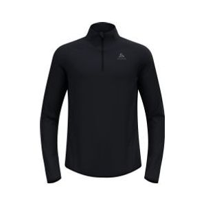 Odlo - Zeroweight Warm 2.0 - Heren Hardlooptrui - Zwart - Halve Rits