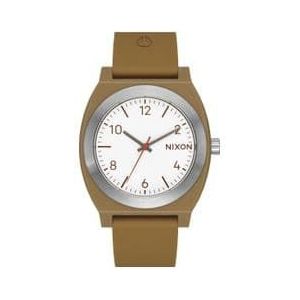 nixon time teller opp brown unisex watch