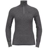 women s 1 2 zip long sleeve jersey odlo active warm eco grey