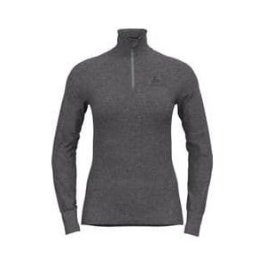 women s 1 2 zip long sleeve jersey odlo active warm eco grey