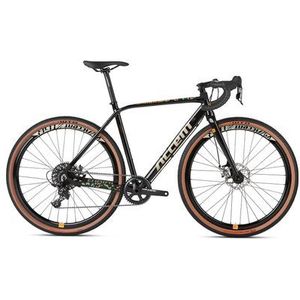 gravel bike accent furious sram apex 11v 700 mm zwart  groen camo 2022