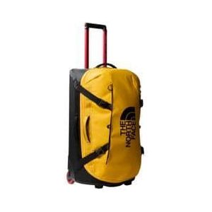 the north face rolling thunder 95l yellow rolling bag