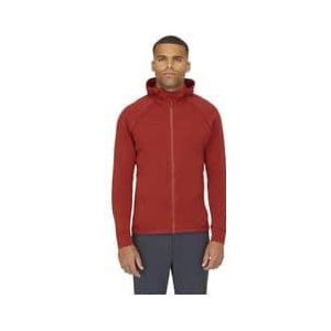 rab nexus hooded fleece red