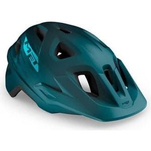 met echo all mountain helmet mat petrol blauw 2021