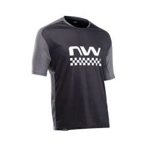 northwave edge short sleeve jersey zwart grijs