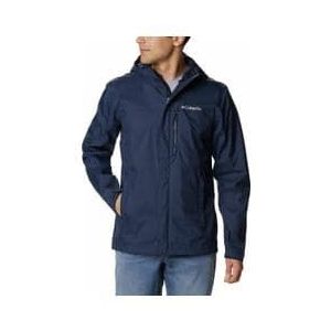 columbia pouring adventure ii waterproof jacket blue