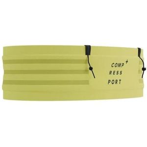 compressport free belt pro green sheen  black