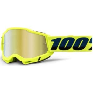 100  accuri 2 goggle  yellow  gold mirror lenses