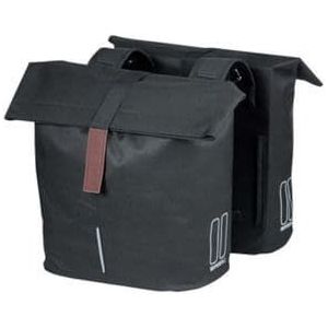 basil city double bag 28 32l black