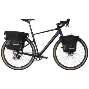 gravelbike wilier triestina adlar shimano grx 12v 700 mm zwart violet 2024  bikepacking kit