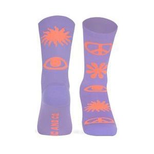 pacific and co peace socks lavender
