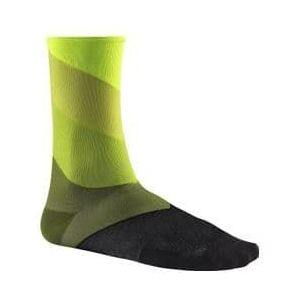 mavic sokken graphic stripes sokken safety yellow