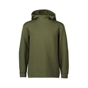 poc essential mtb green epidote kids hoodie
