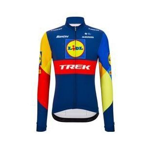 santini x lidl trek lange mouw trui blauw