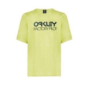 oakley factory pilot short sleeve jersey yellow
