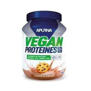 apurna vegan cookie and cream 600g protein drink