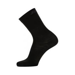 santini wollen wintersokken zwart