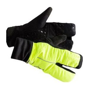 craft siberian 2 0 split finger handschoen handschoenen geel zwart unisex