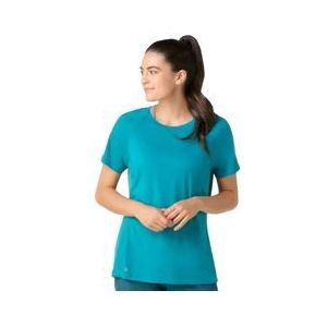 women s short sleeve baselayer smartwool active ultralite blue